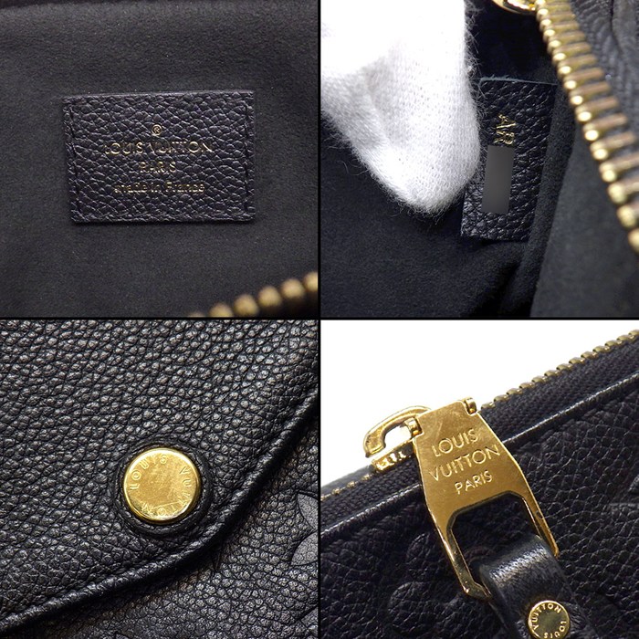 ルイ・ヴィトン LOUIS VUITTON ショルダーバッグ トワイス M50258 2015年 ブラック モノグラムアンプラントレザー ゴールド金具 【中古】