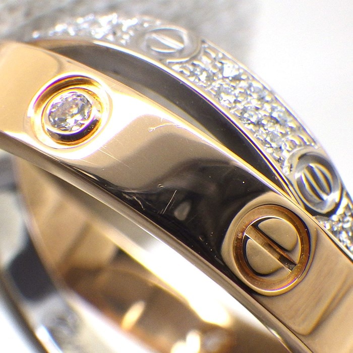 カルティエ Cartier リング ラブ B4094649 2バンド クロス