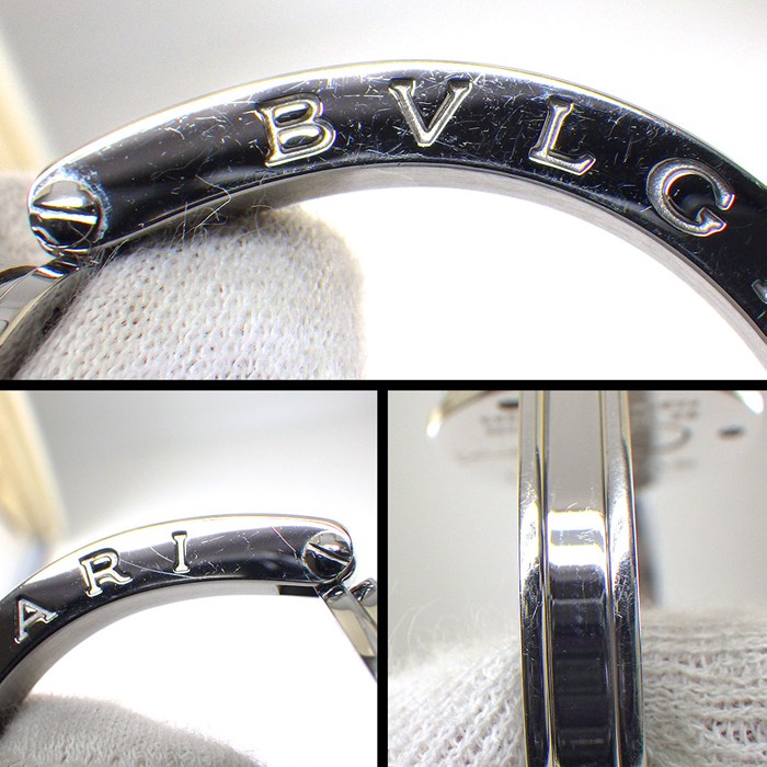 ブルガリ BVLGARI 腕時計 B-zero1 ビーゼロワン バングル BZ22S ブルーシェル文字盤 12ポイント ダイヤインデックス SS クオーツアナログ 【中古】