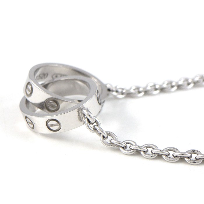 カルティエ Cartier ネックレス ラブ B7212500 ベビーラブ K18WG 【中古】