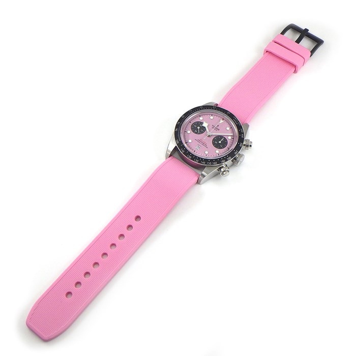 チューダー(チュードル) TUDOR 腕時計 ブラックベイ クロノ 79360N ピンク文字盤 スモールセコンド デイト 夜光針/インデックス SS 自動巻き 【箱・保付き】 【中古】