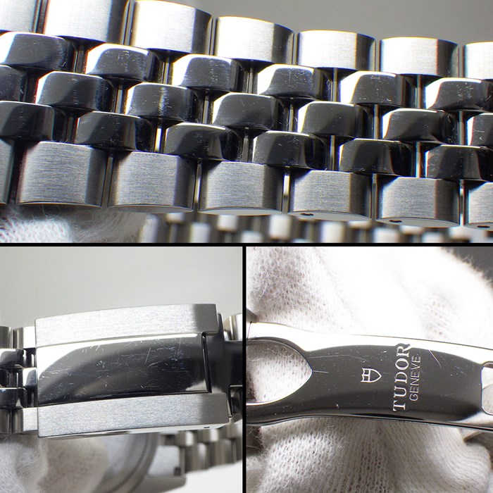 チューダー(チュードル) TUDOR 腕時計 ブラックベイ クロノ 79360N ピンク文字盤 スモールセコンド デイト 夜光針/インデックス SS 自動巻き 【箱・保付き】 【中古】