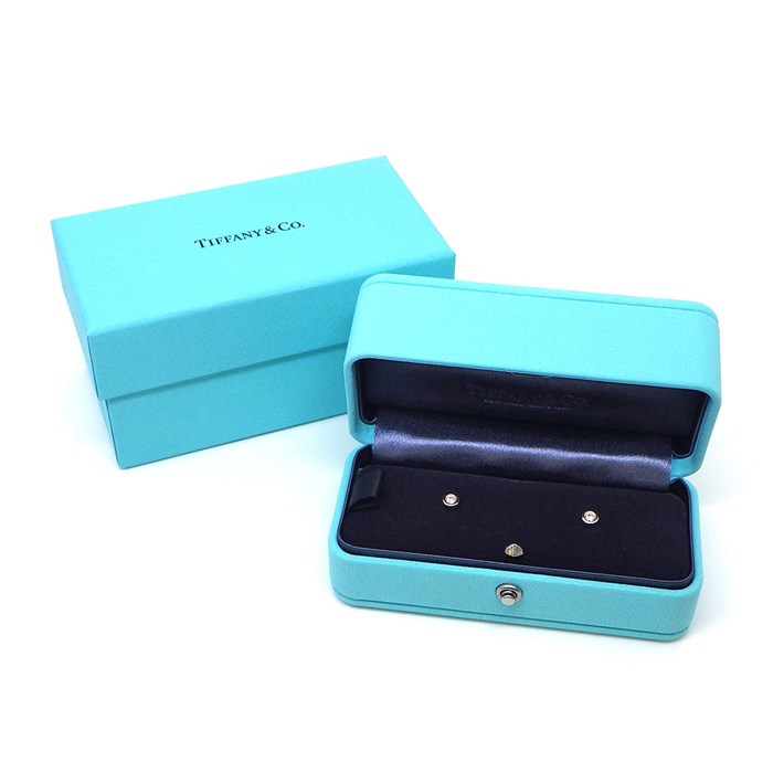 ティファニー Tiffany & Co. ピアス バイ ザ ヤード 60017592 2ポイント ダイヤモンド 計0.14ct K18PG 【中古】