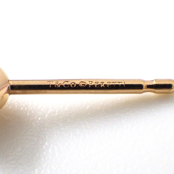 ティファニー Tiffany & Co. ピアス バイ ザ ヤード 60017592 2ポイント ダイヤモンド 計0.14ct K18PG 【中古】