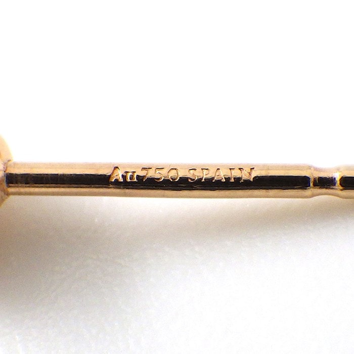 ティファニー Tiffany & Co. ピアス バイ ザ ヤード 60017592 2ポイント ダイヤモンド 計0.14ct K18PG 【中古】