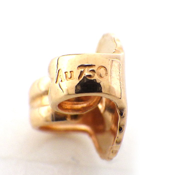ティファニー Tiffany & Co. ピアス バイ ザ ヤード 60017592 2ポイント ダイヤモンド 計0.14ct K18PG 【中古】