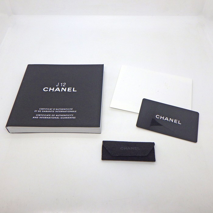 シャネル CHANEL 腕時計 J12 H0685 デイト 回転ベゼル ブラック文字盤 SS ブラック セラミック 自動巻き 【中古】