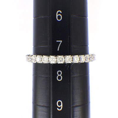 ハリーウィンストン HARRY WINSTON リング ブリリアント ラブ WBDPRDPABRL フル エタニティ ダイヤモンド PT950 7.5号 【中古】