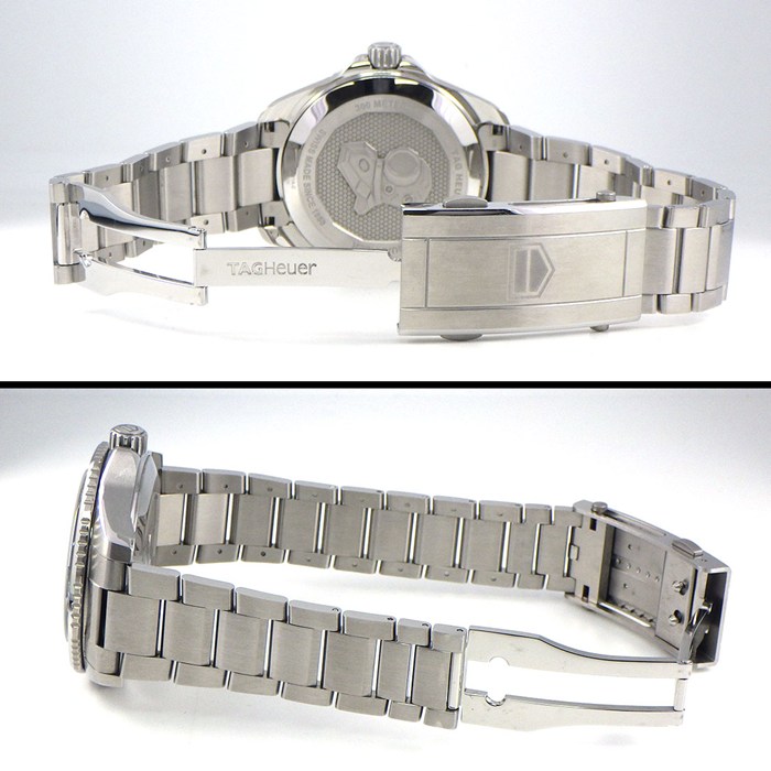 タグ・ホイヤー TAG Heuer 腕時計 アクアレーサー プロフェッショナル300 WBP201A-0/BA0632 デイト 回転ベゼル 夜光 ストライプ ブラック文字盤 SS セラミック 自動巻き 【箱・保付き】 【中古】