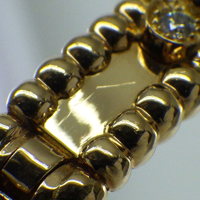ヴァンクリーフ＆アーペル Van Cleef & Arpels バングル ペルレ スウィートクローバー VCARP6X500 40ポイント ダイヤモンド 0.68ct / #S 【中古】