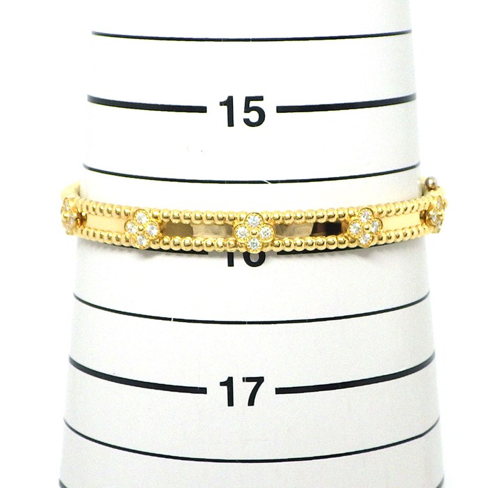 ヴァンクリーフ＆アーペル Van Cleef & Arpels バングル ペルレ スウィートクローバー VCARP6X500 40ポイント ダイヤモンド 0.68ct / #S 【中古】
