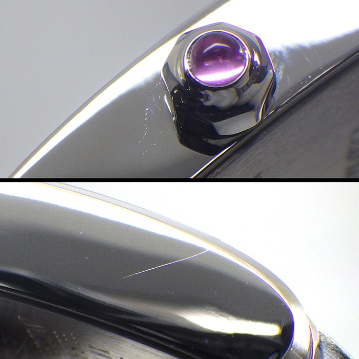 カルティエ Cartier 腕時計 タンクフランセーズ SM W51028Q3 ローマ数字インデックス スクエア ピンクシェル文字盤 SS クオーツアナログ 【箱・保付き】 【中古】