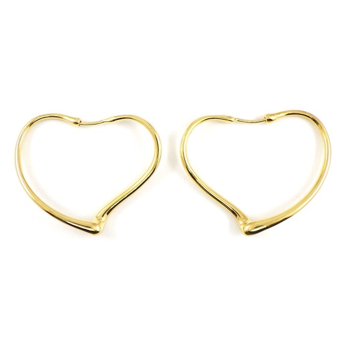 ティファニー Tiffany & Co.】ピアス フープ オープン ハート