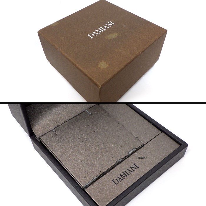 ダミアーニ DAMIANI ネックレス ベル エポック アイスバーグ 20087030 日本限定 ダブル クロス パヴェ サファイア 計1.188ct ダイヤモンド 計0.19ct K18WG 【箱・保付き】 【中古】