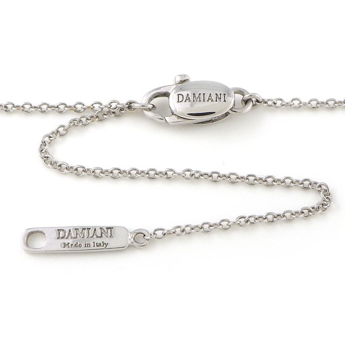 ダミアーニ DAMIANI ネックレス ベル エポック アイスバーグ 20087030 日本限定 ダブル クロス パヴェ サファイア 計1.188ct ダイヤモンド 計0.19ct K18WG 【箱・保付き】 【中古】