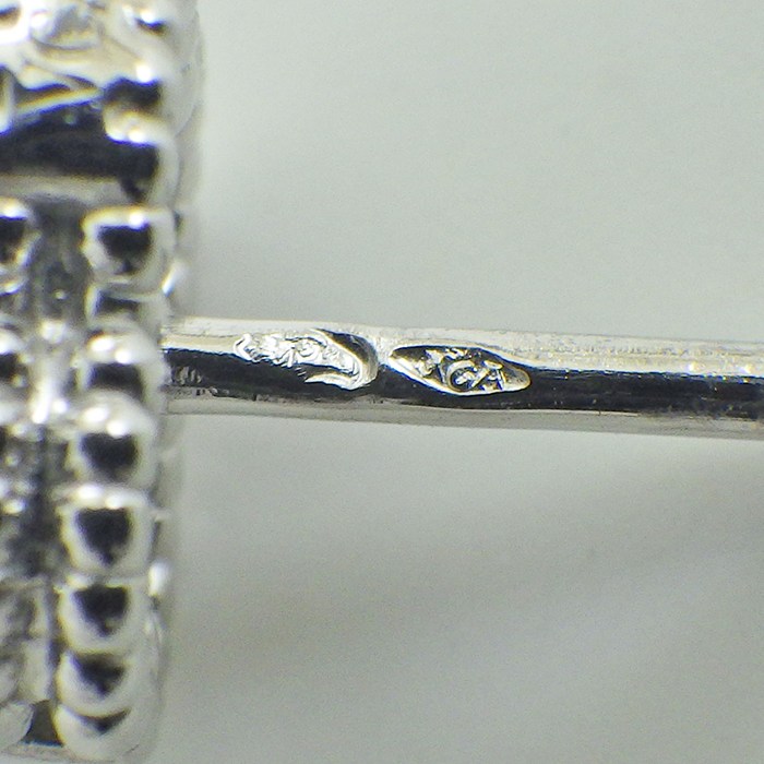 ヴァンクリーフ＆アーペル Van Cleef & Arpels ピアス スウィートアルハンブラ VCARO85500 24ポイント ダイヤモンド 計0.16ct K18WG 【中古】