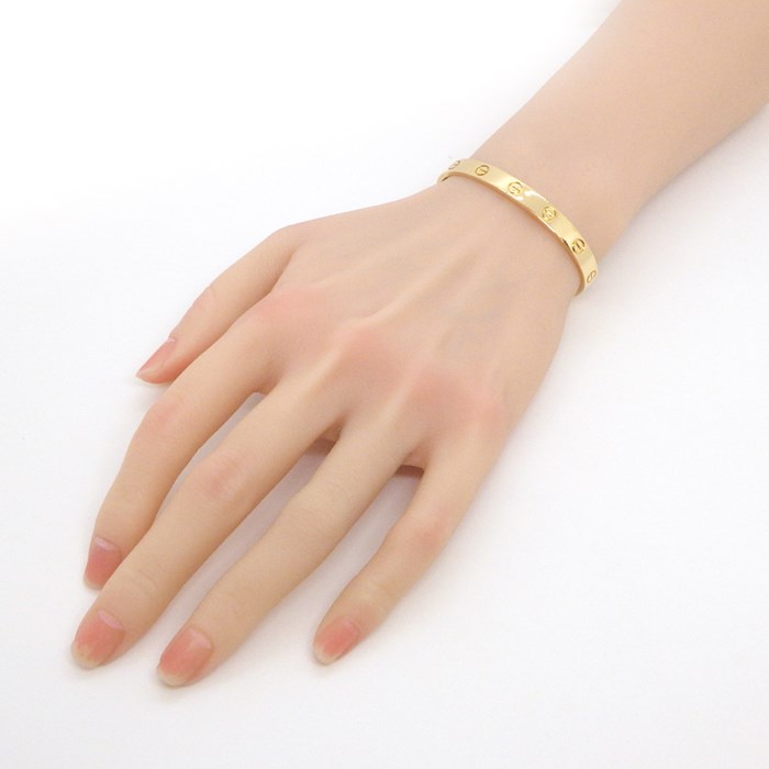 カルティエ Cartier バングル ラブ B6032416 オープン K18YG / #16 【中古】