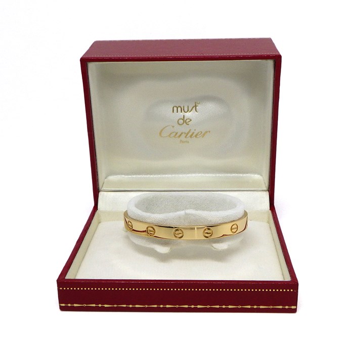 カルティエ Cartier バングル ラブ B6032416 オープン K18YG / #16 【中古】