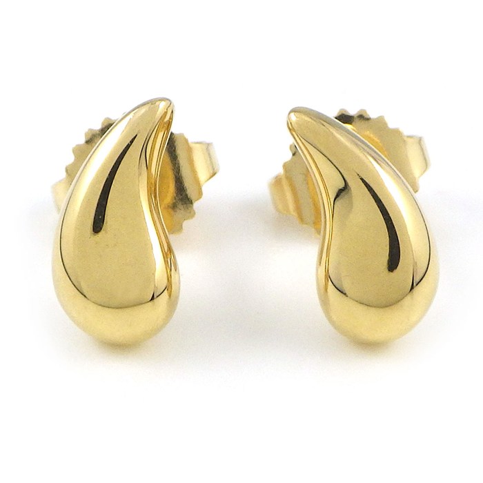 ティファニー Tiffany & Co. ピアス ティア ドロップ K18YG 【中古】