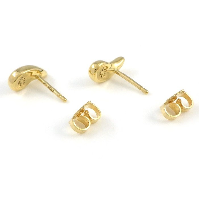 ティファニー Tiffany & Co. ピアス ティア ドロップ K18YG 【中古】