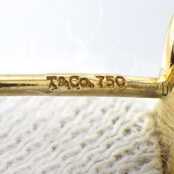 ティファニー Tiffany & Co. ピアス ティア ドロップ K18YG 【中古】