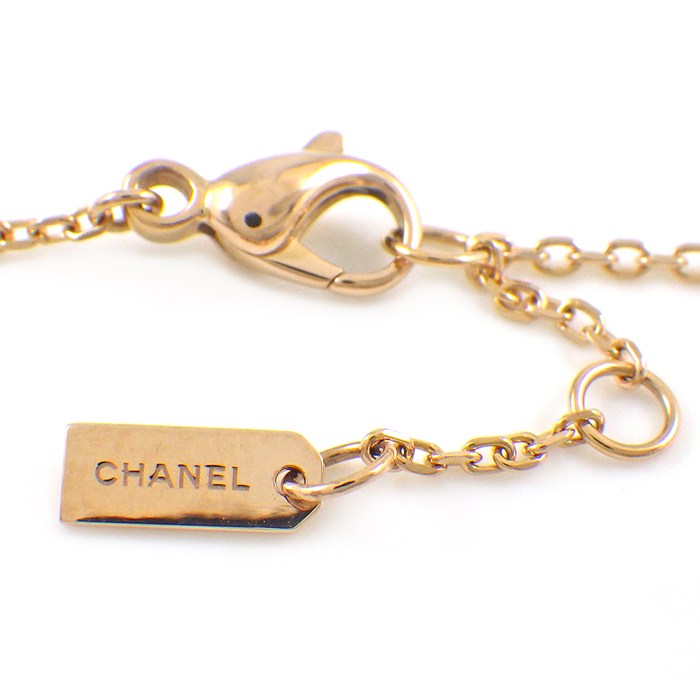 シャネル CHANEL ブレスレット エクストレ ドゥ シャネル No.5 J12428 ドロップモチーフ 5ポイント ダイヤモンド 計0.16ct K18PG 【中古】