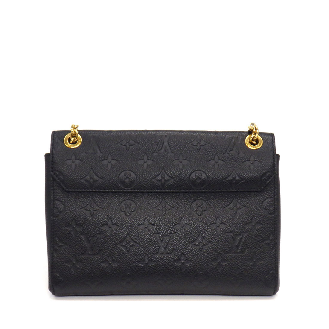 ルイ・ヴィトン LOUIS VUITTON ショルダーバッグ ヴァヴァン PM M44151 ブラック モノグラムアンプラントレザー ゴールド金具 【中古】