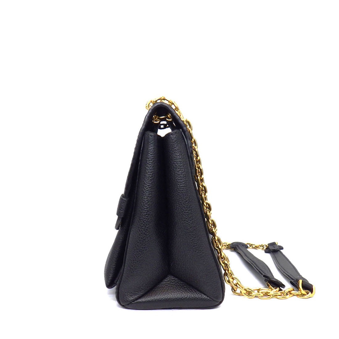ルイ・ヴィトン LOUIS VUITTON ショルダーバッグ ヴァヴァン PM M44151 ブラック モノグラムアンプラントレザー ゴールド金具 【中古】