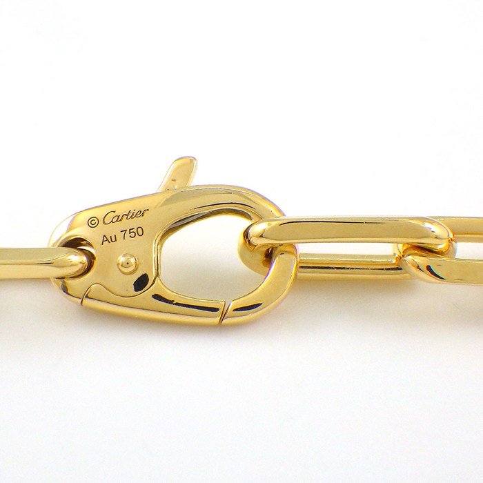 カルティエ Cartier ネックレス サントス チェーン ミディアムモデル B7009000 2026年5月ギャラ K18YG 【箱・保付き】 【中古】