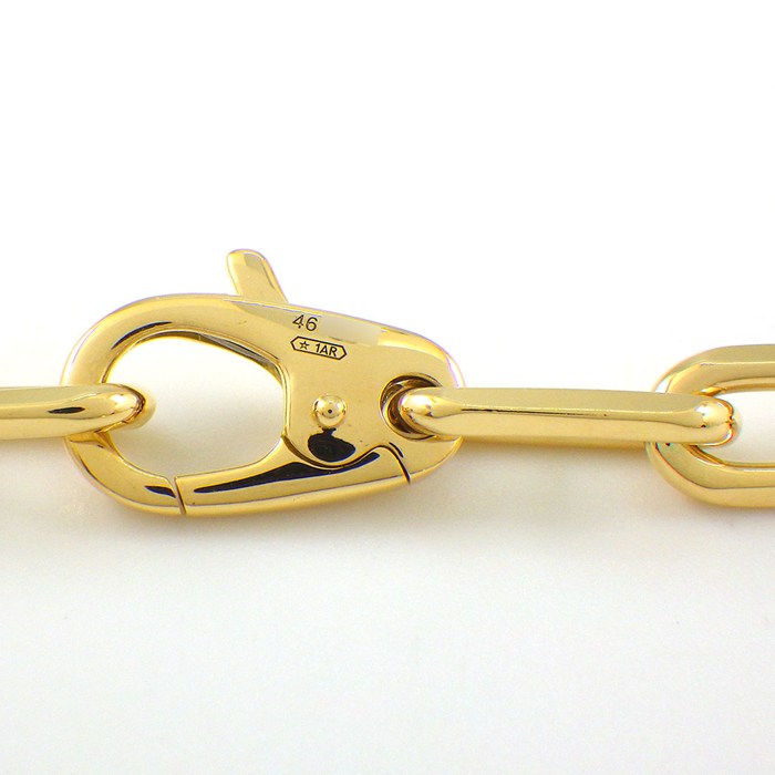 カルティエ Cartier ネックレス サントス チェーン ミディアムモデル B7009000 2026年5月ギャラ K18YG 【箱・保付き】 【中古】