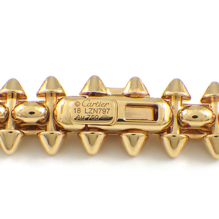 カルティエ Cartier ブレスレット クラッシュ フレキシブル ミディアムモデル MM N6718718 K18PG / #18 【箱・保付き】 【中古】