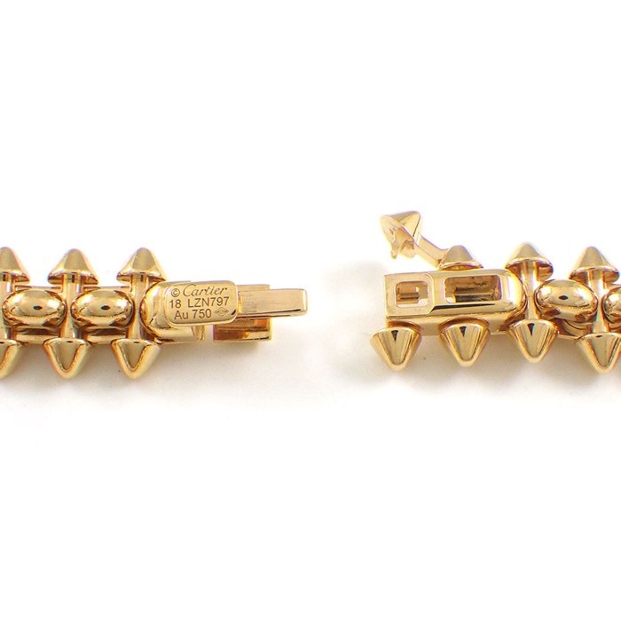 カルティエ Cartier ブレスレット クラッシュ フレキシブル ミディアムモデル MM N6718718 K18PG / #18 【箱・保付き】 【中古】