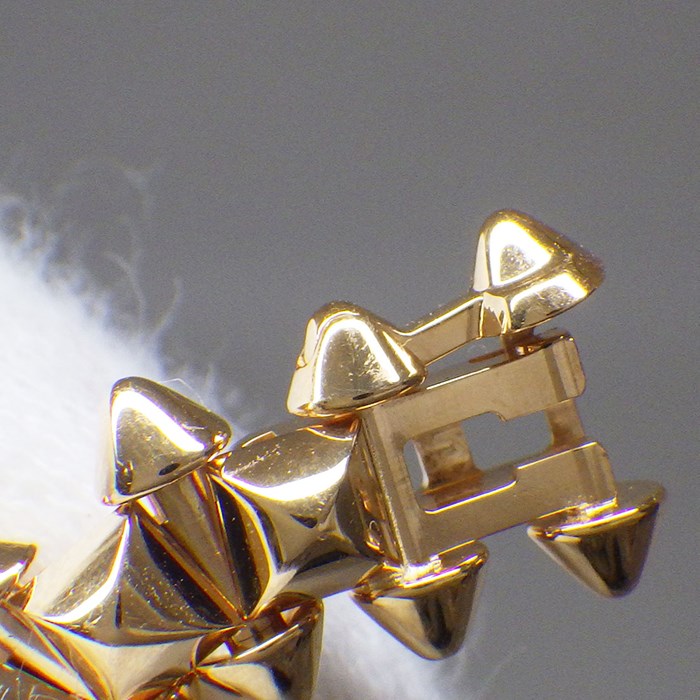 カルティエ Cartier ブレスレット クラッシュ フレキシブル ミディアムモデル MM N6718718 K18PG / #18 【箱・保付き】 【中古】