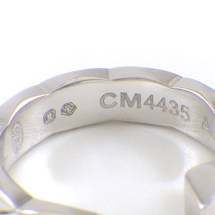 シャネル CHANEL イヤーカフ ココクラッシュ J12154 フープ マトラッセ キルティング 5ポイント ダイヤモンド 計0.05ct K18WG ※片方のみ 【中古】