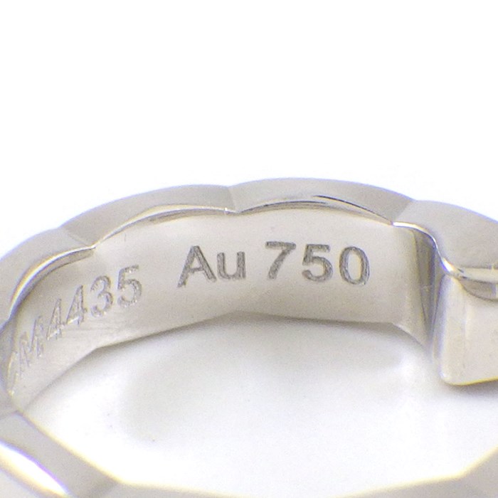 シャネル CHANEL イヤーカフ ココクラッシュ J12154 フープ マトラッセ キルティング 5ポイント ダイヤモンド 計0.05ct K18WG ※片方のみ 【中古】