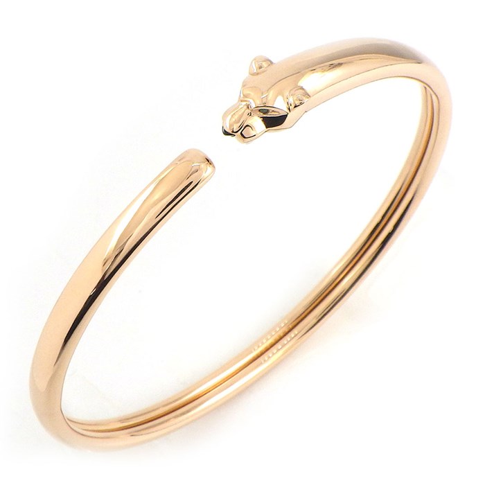 カルティエ Cartier バングル パンテール ドゥ B6067318 パンサー モチーフ ツァボライトガーネット オニキス K18PG / #18 【中古】