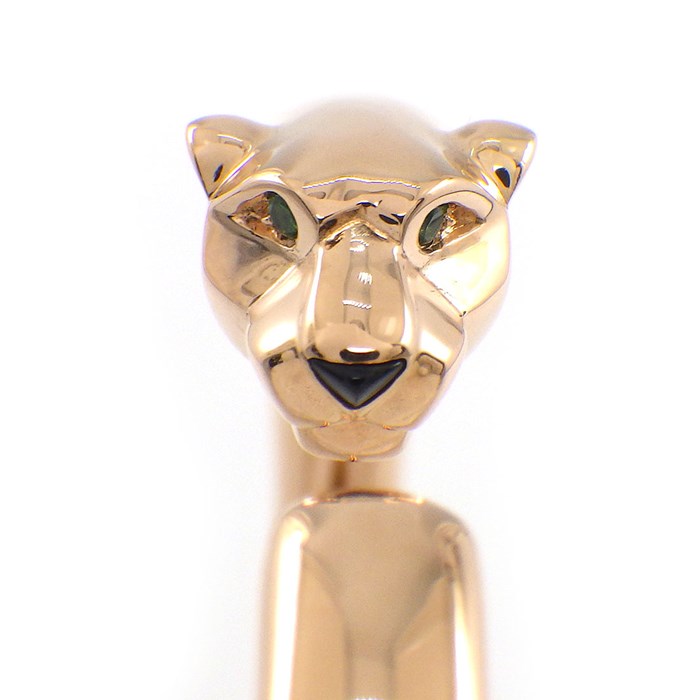 カルティエ Cartier バングル パンテール ドゥ B6067318 パンサー モチーフ ツァボライトガーネット オニキス K18PG / #18 【中古】