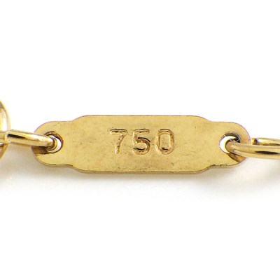 ティファニー Tiffany & Co. ネックレス チェーンクロス ハート アメジスト K18YG 【中古】