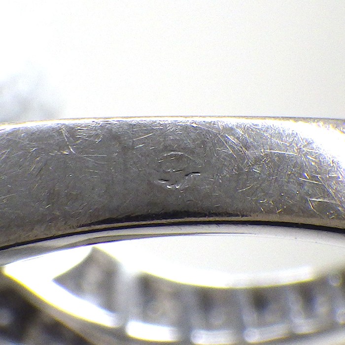 シャネル CHANEL リング コメット J10812 シューティング スター モチーフ ハーフサークル パヴェ 39ポイント ダイヤモンド 計0.50ct K18WG 11号 / #52 【中古】