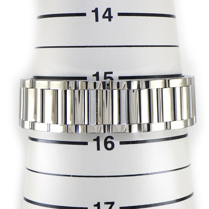 カルティエ Cartier 腕時計 タンクマスト SM WSTA0051 レクタンギュラー シルバー文字盤 ローマンインデックス SS クオーツアナログ 【箱・保付き】 【中古】