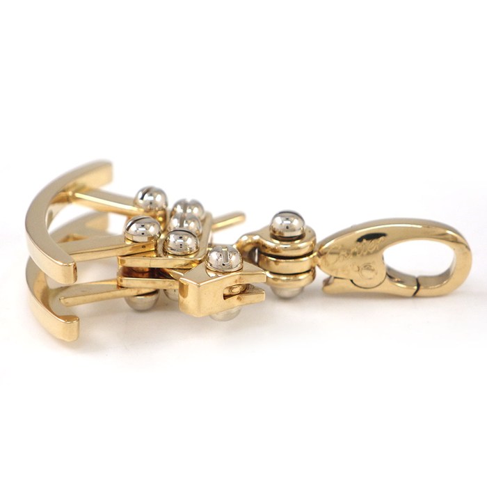カルティエ Cartier チャーム ペンダントトップ ロッキングホース 木馬モチーフ K18WG K18YG 【中古】