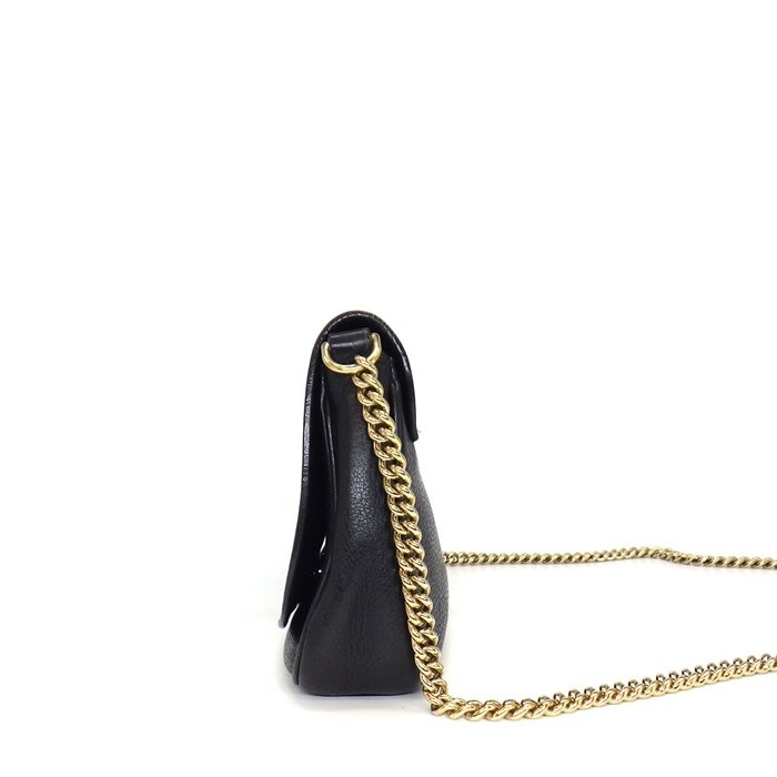 グッチ GUCCI ショルダーバッグ ソーホー チェーンショルダーバッグ 336752 ブラック レザー ゴールド金具 【中古】