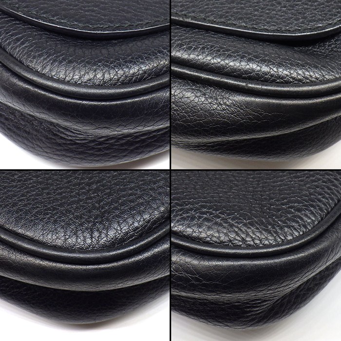 グッチ GUCCI ショルダーバッグ ソーホー チェーンショルダーバッグ 336752 ブラック レザー ゴールド金具 【中古】