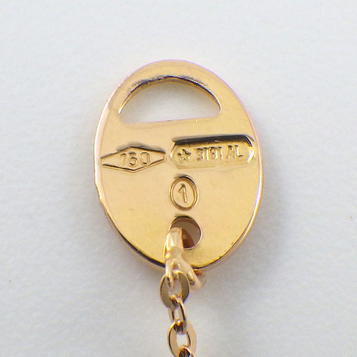 ダミアーニ DAMIANI ネックレス D.ICON ディーアイコン 20068423 1ポイント ダイヤモンド カプチーノ セラミック K18PG 【中古】