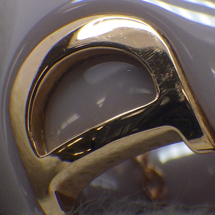 ダミアーニ DAMIANI ネックレス D.ICON ディーアイコン 20068423 1ポイント ダイヤモンド カプチーノ セラミック K18PG 【中古】