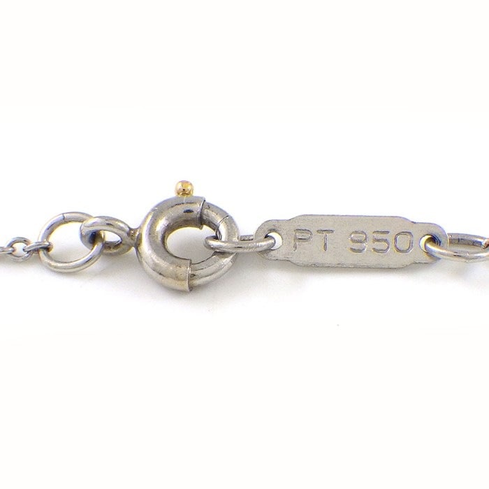 ティファニー Tiffany & Co. ネックレス ビクトリア ヴィクトリア クラスター 1ポイント ルビー 4ポイント マーキスカット ダイヤモンド K18YG PT950 【中古】