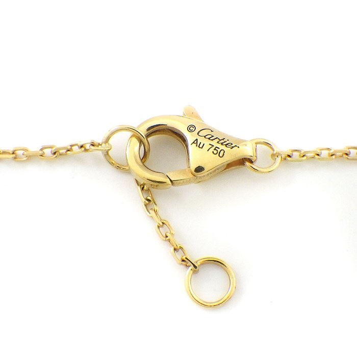 カルティエ Cartier ブレスレット アミュレット ドゥ SM ラウンド サークル 1ポイント ダイヤモンド ラピスラズリ K18YG 【中古】