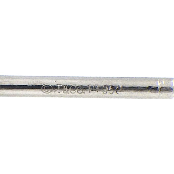 ティファニー Tiffany & Co. ピアス ベゼル フラワー ダイヤモンド PT950 【中古】