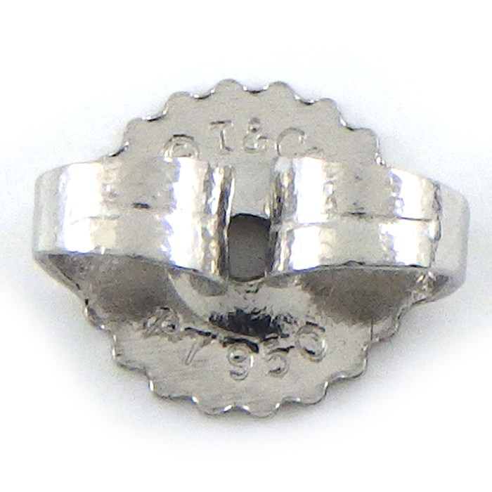 ティファニー Tiffany & Co. ピアス ベゼル フラワー ダイヤモンド PT950 【中古】