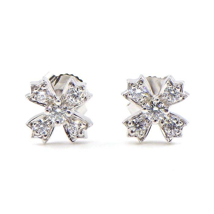 Tiffany & Co. 花形ピアス ティファニー Tiffany & Co.】ピアス ベゼル フラワー 花